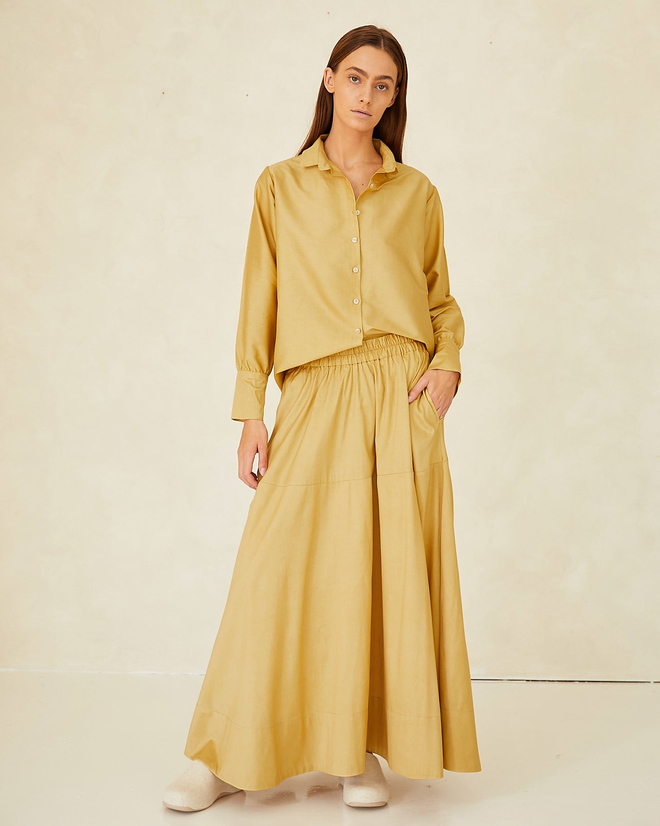 The Chanderi Skirt | Wheat-Cloth & Co-stride
