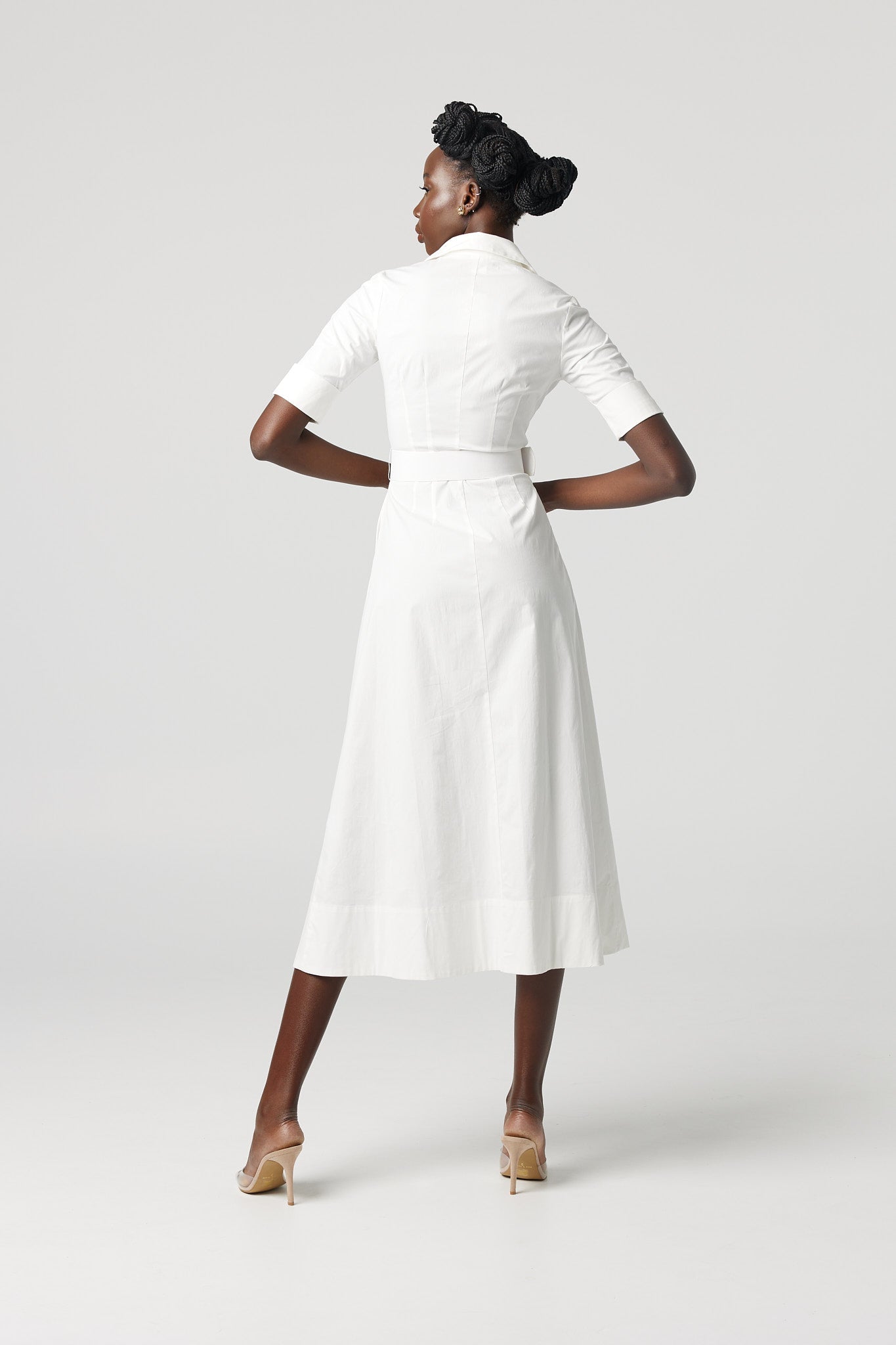 The "Kate" Dress White-Why Mary-stride