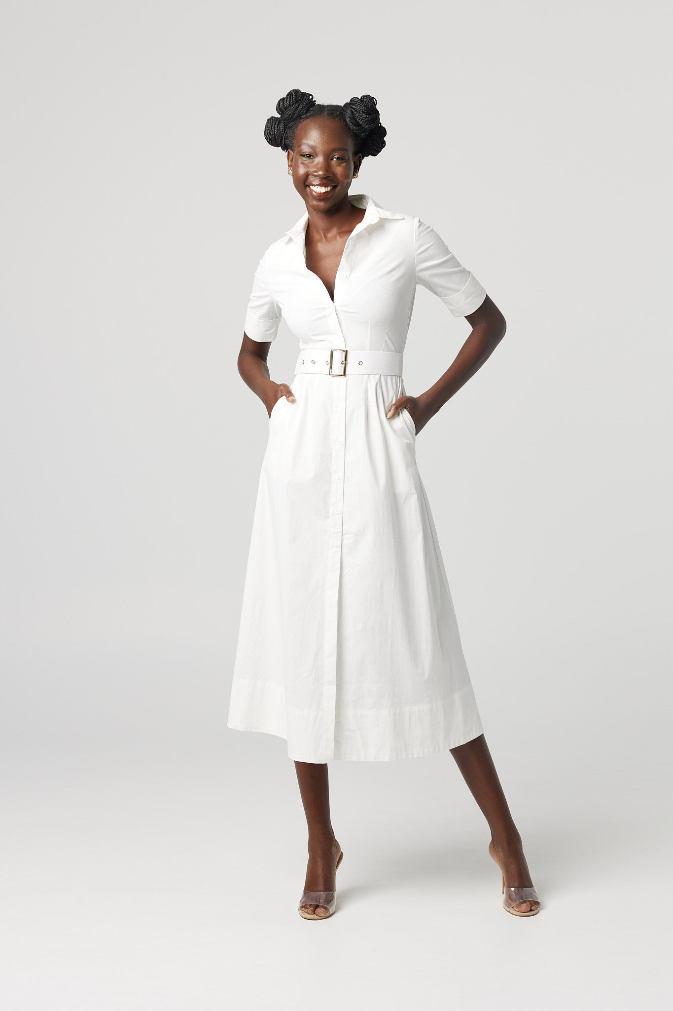 The "Kate" Dress White-Why Mary-stride