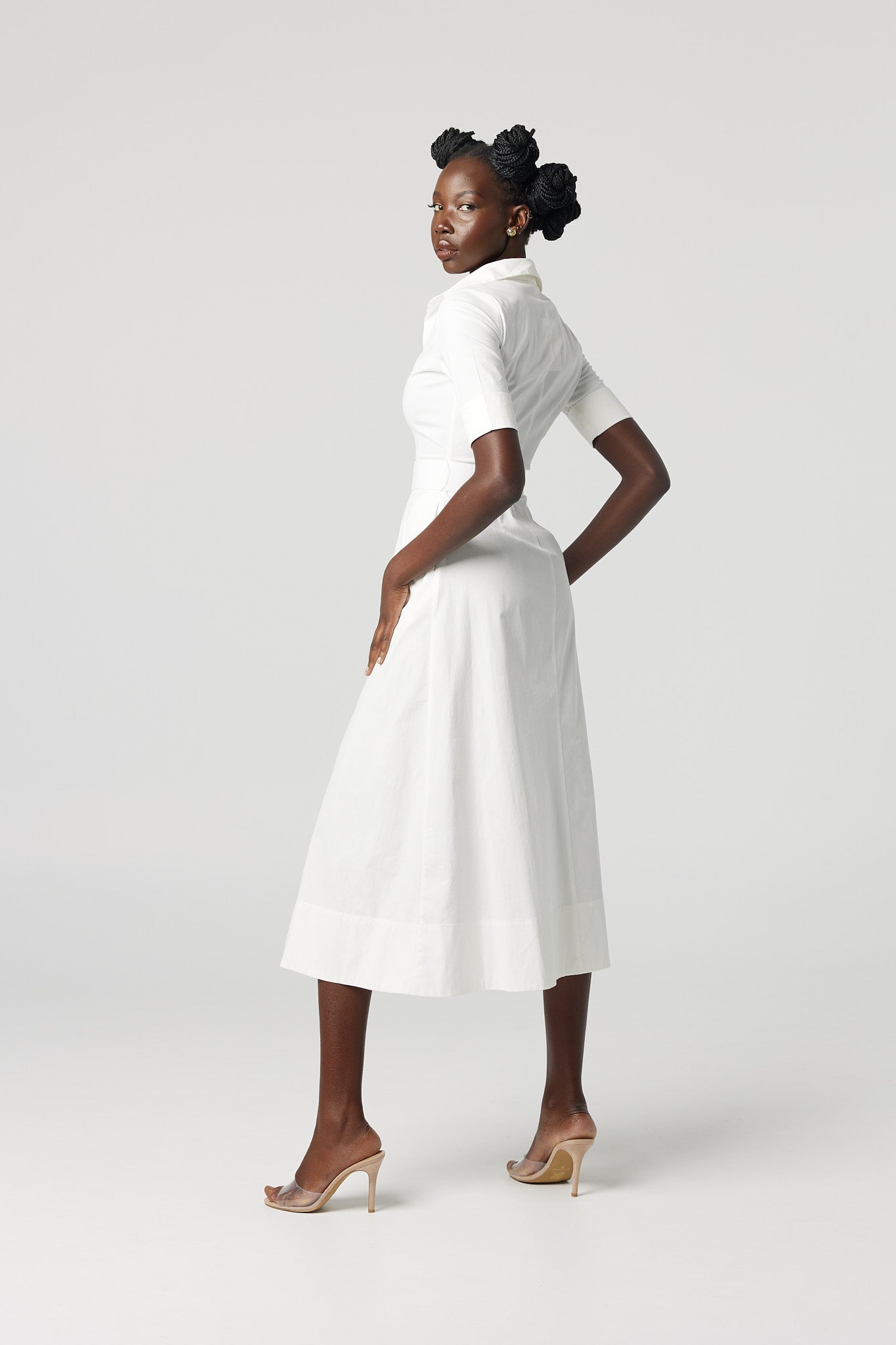 The "Kate" Dress White-Why Mary-stride