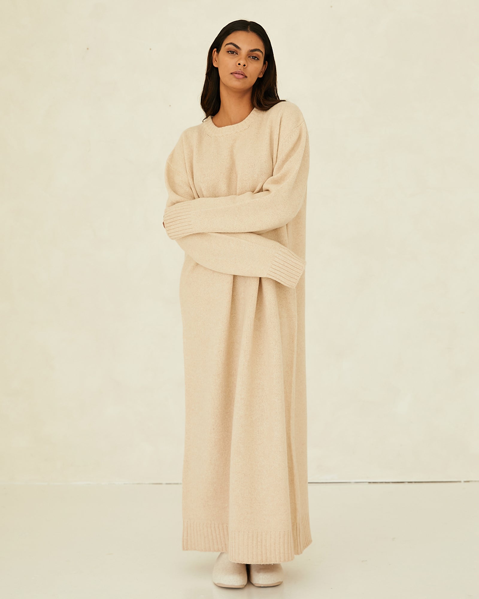The Knit Dress | Almora-Cloth & Co-stride