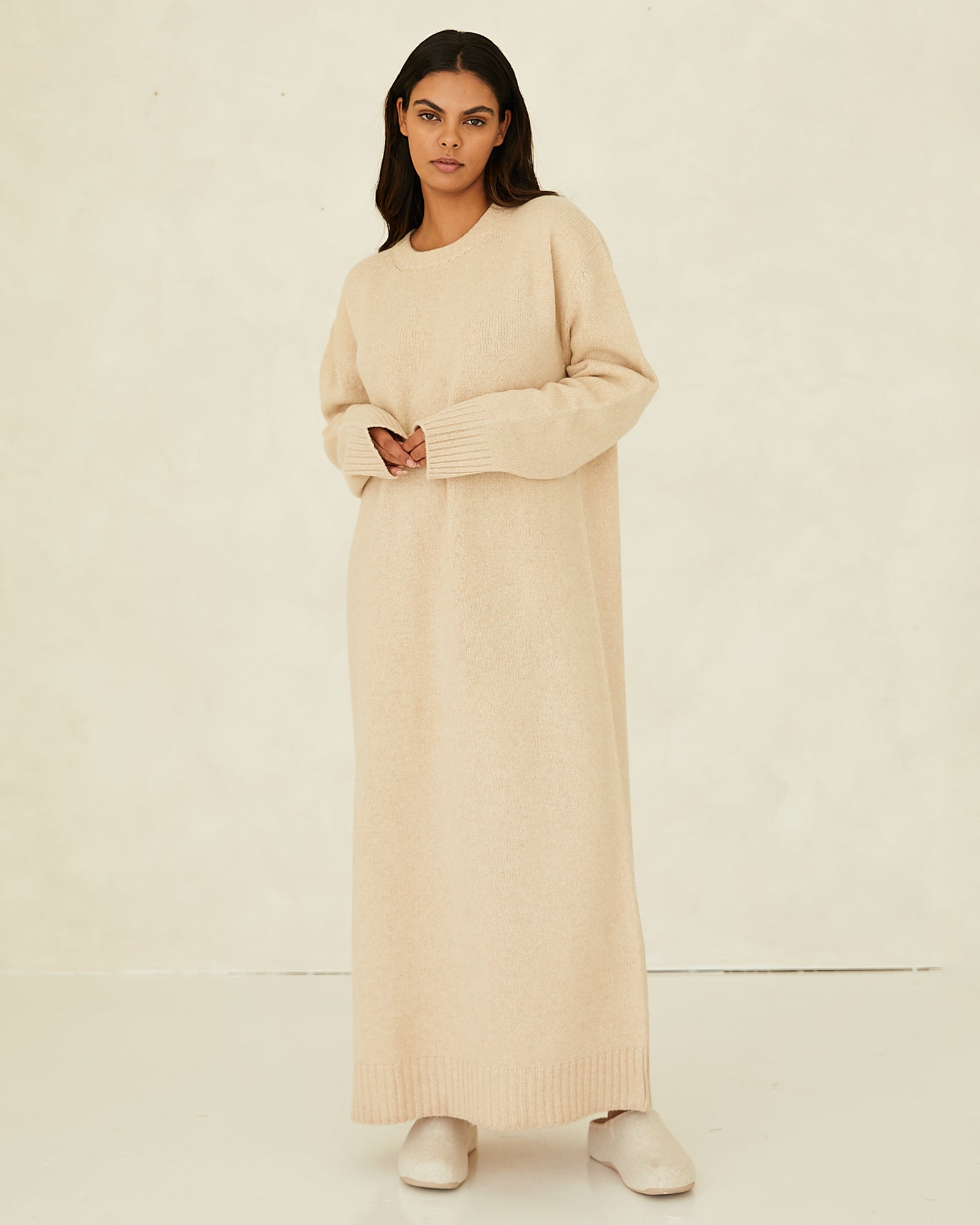 The Knit Dress | Almora-Cloth & Co-stride