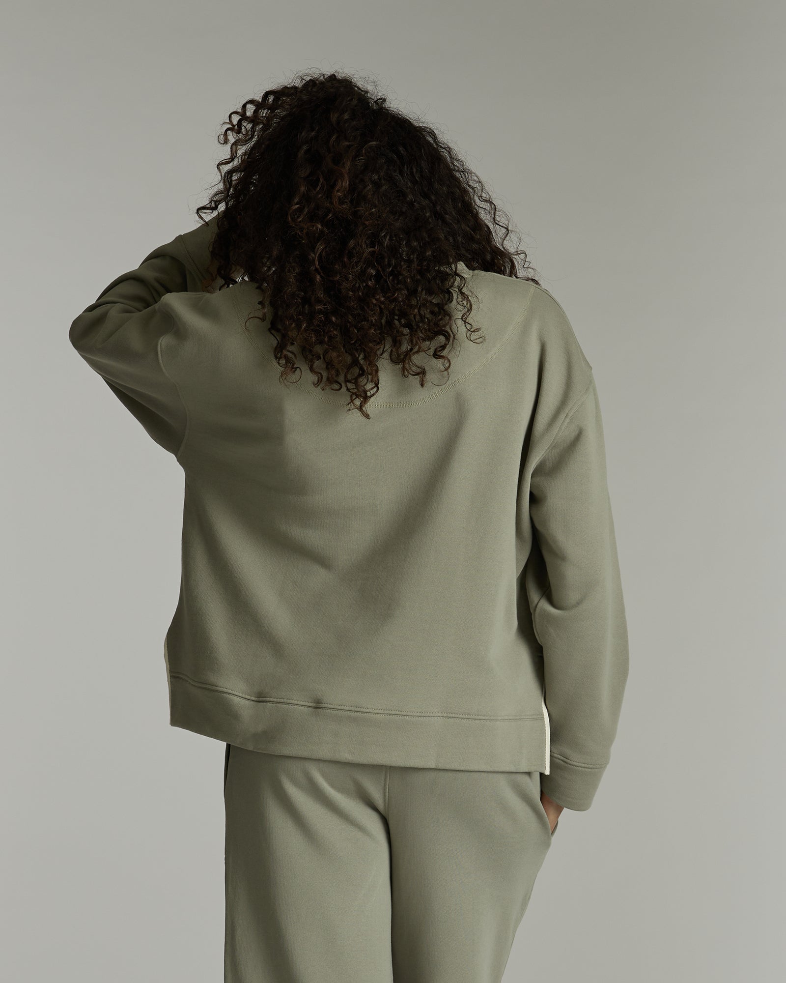 The Light Terry Sweat | Thyme-Cloth & Co-stride