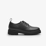 The Noskin Derby shoe in black-Noskin-stride