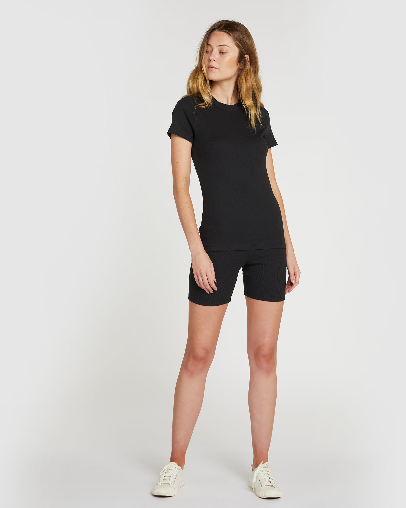 The Rib Tee | Squid Ink-Cloth & Co-stride