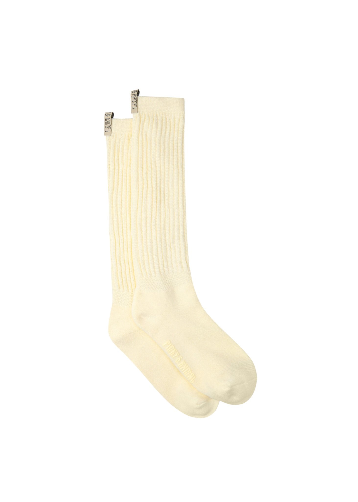 The Slouchy Sock - Cream Lemon-Pinky & Kamal-stride
