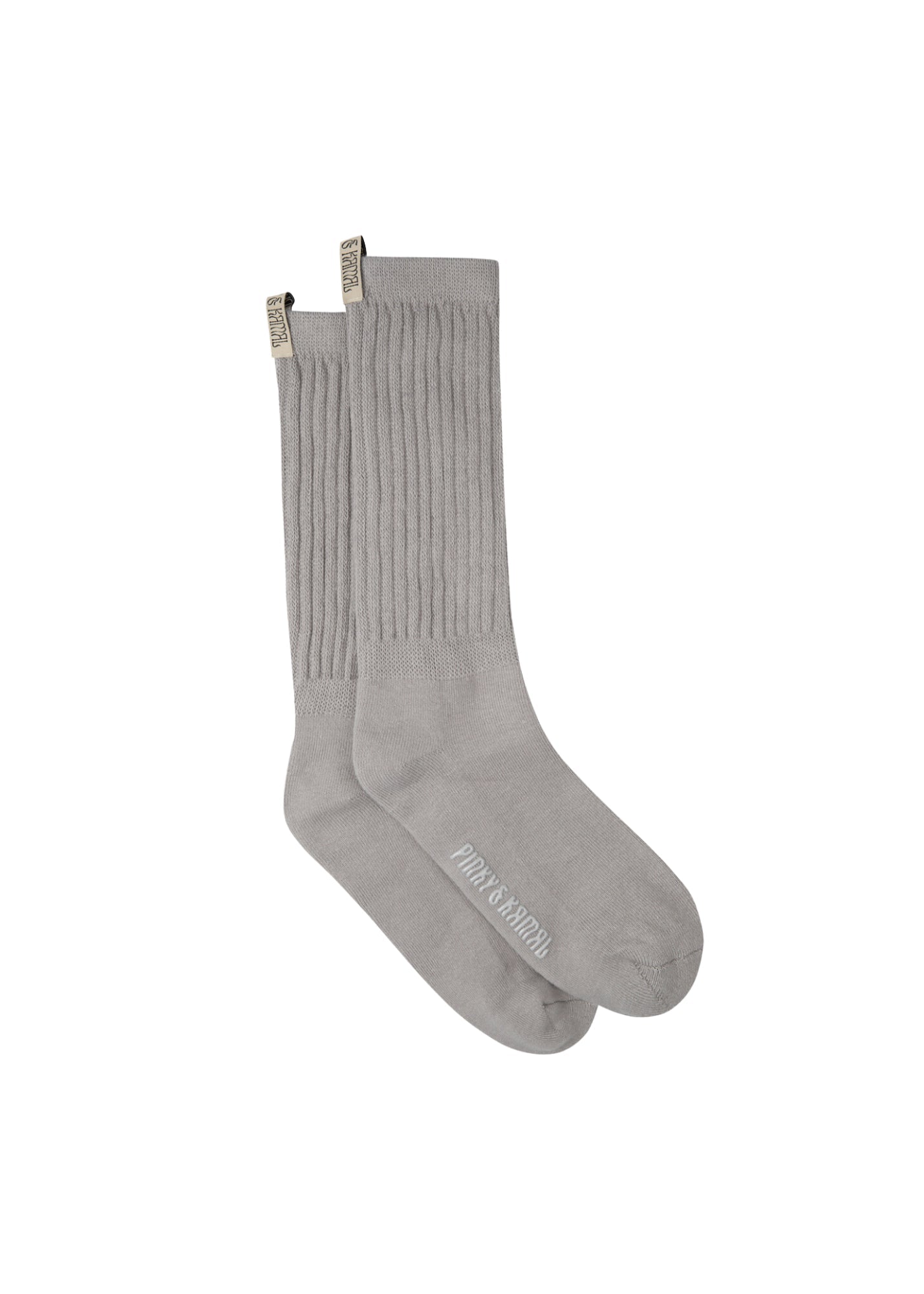 The Slouchy Sock LITE - Dove Grey-Pinky & Kamal-stride