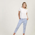 The Wilma Pants - Chambray-Findlay-stride