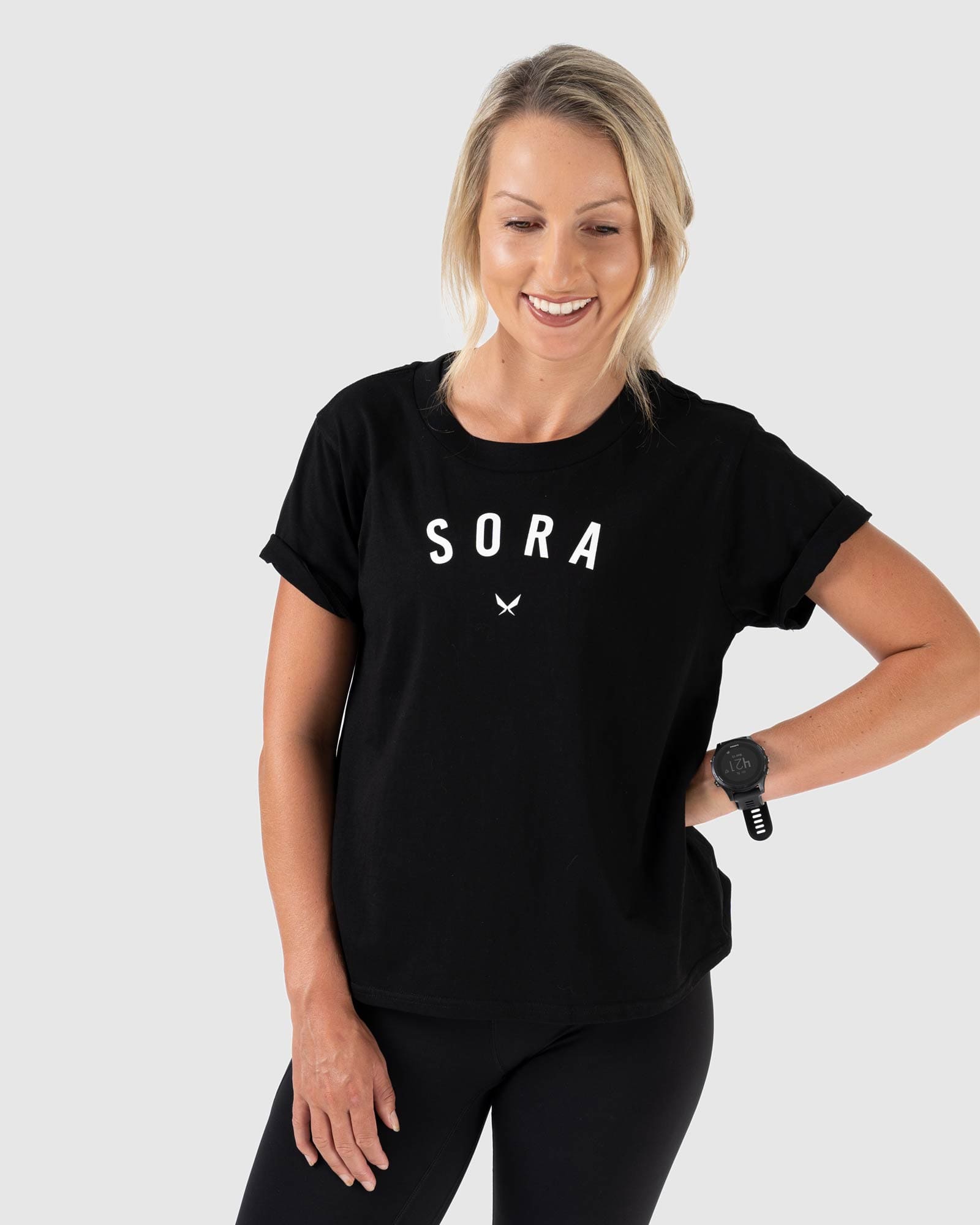 Trademark Tee- Black-Sora-stride