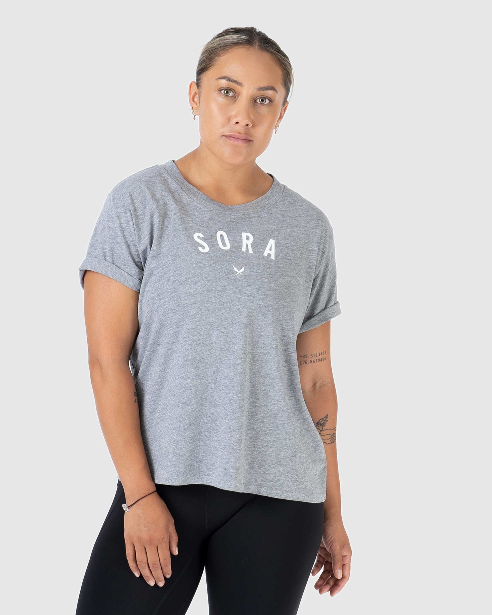 Trademark Tee- Grey-Sora-stride