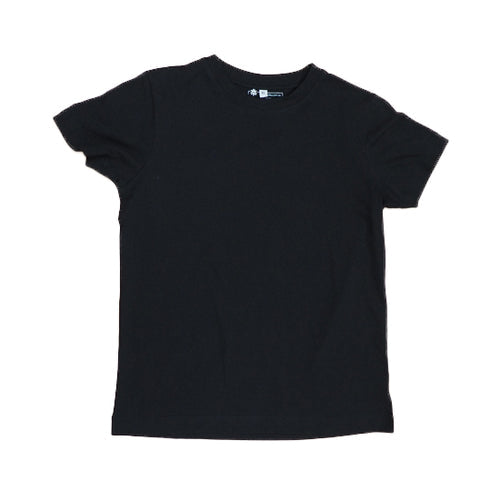 Round Neck T-Shirt, Kids Black
