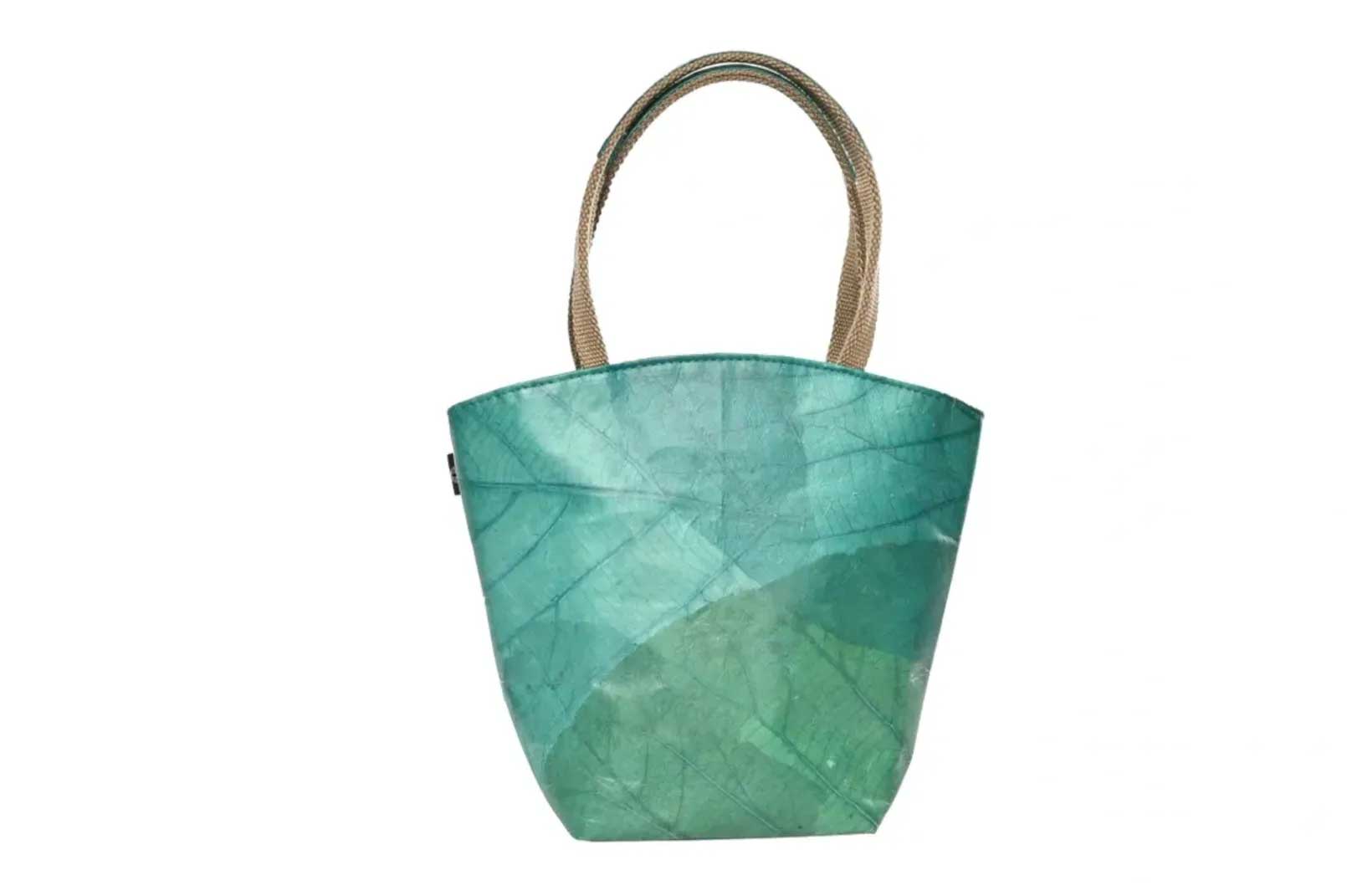 Turquoise Tote Bag-Karuna Dawn-stride