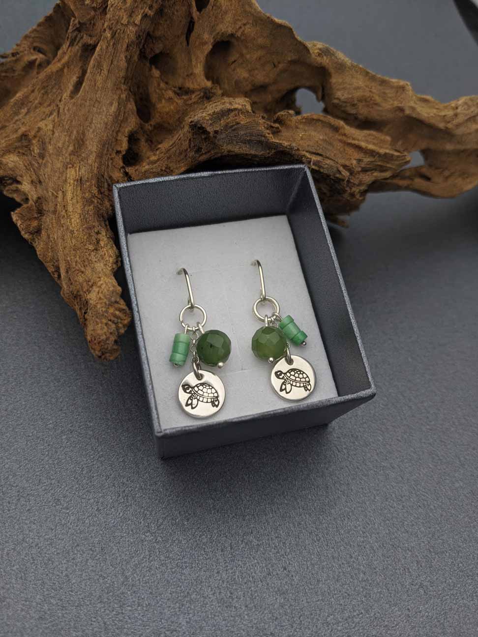 UNDER THE SEA - cluster earrings Sea Turtle-Erin K Jewellery-stride