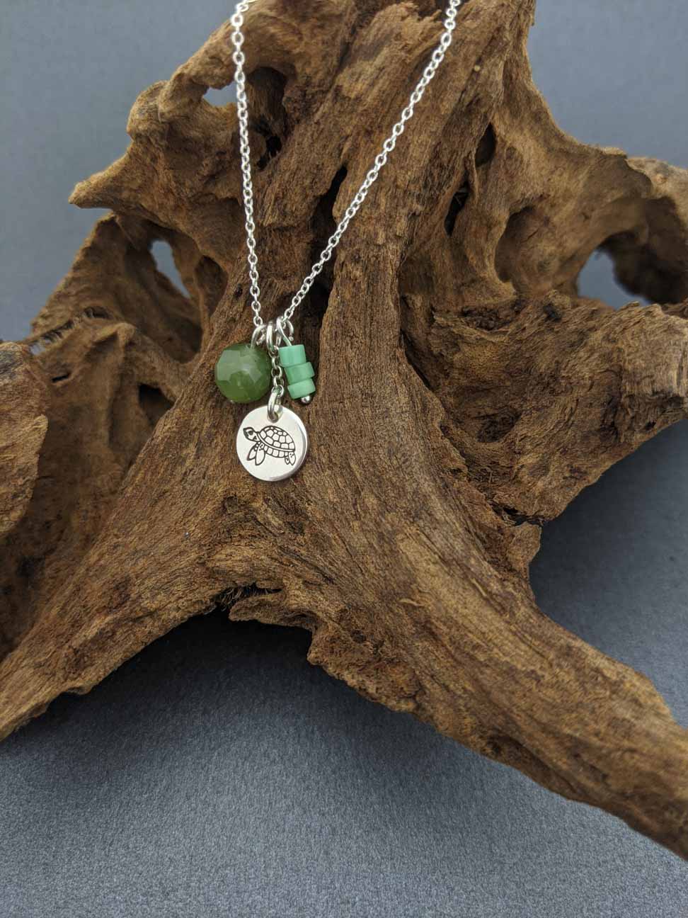 UNDER THE SEA - cluster necklace Sea Turtle-Erin K Jewellery-stride