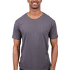 Unisex Charcoal T-shirt Organic Fairtrade-Etiko-stride