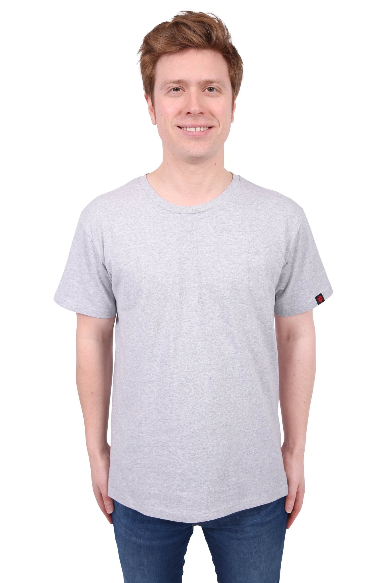 Unisex Marle Grey T-shirt Organic Fairtrade-Etiko-stride