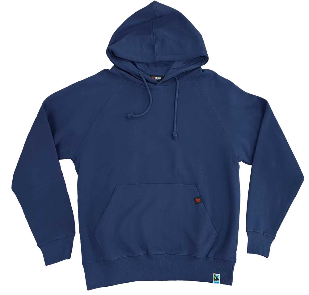 Unisex Navy Hoodie Organic Fairtrade-Etiko-stride