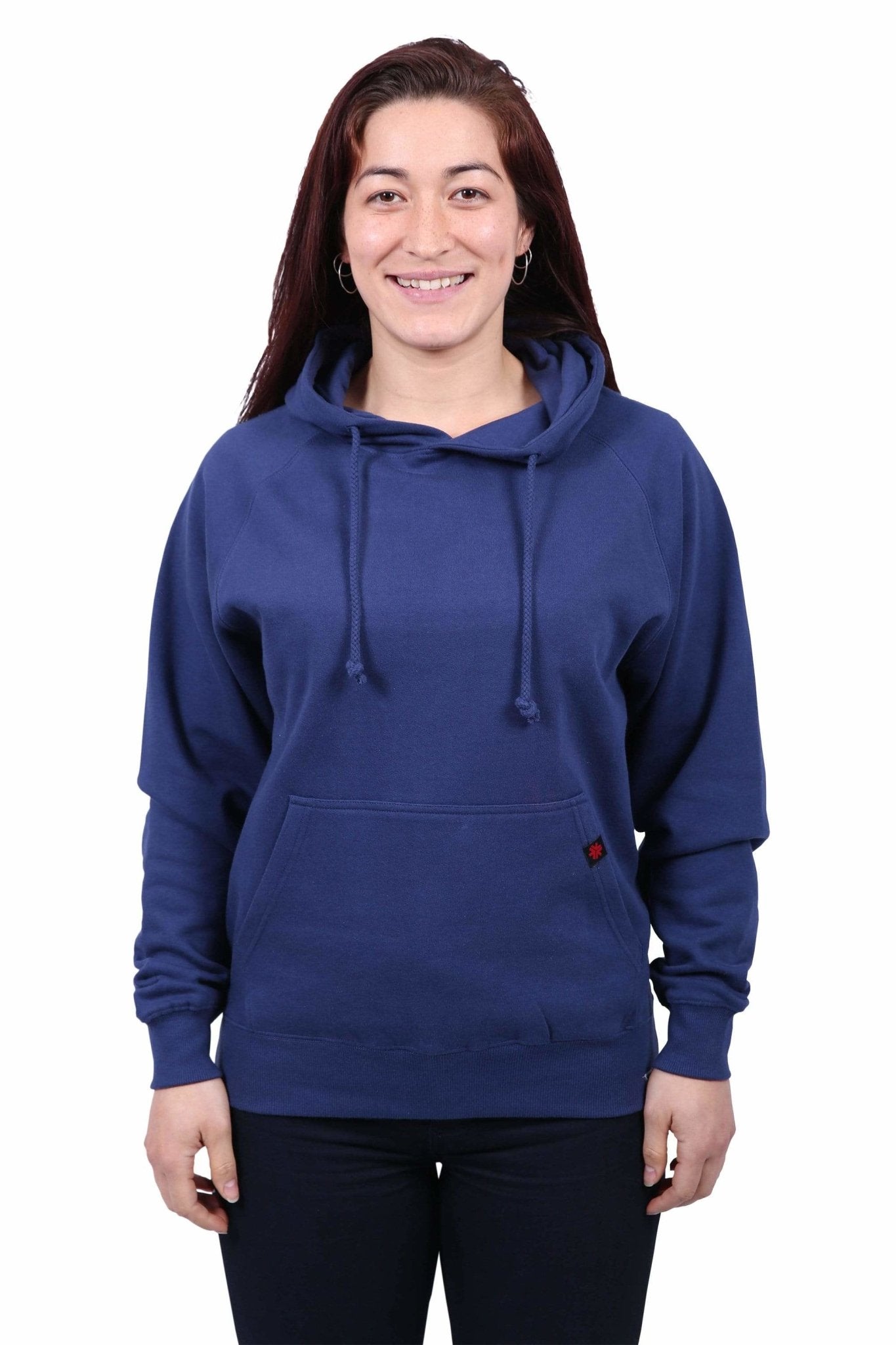 Unisex Navy Hoodie Organic Fairtrade-Etiko-stride