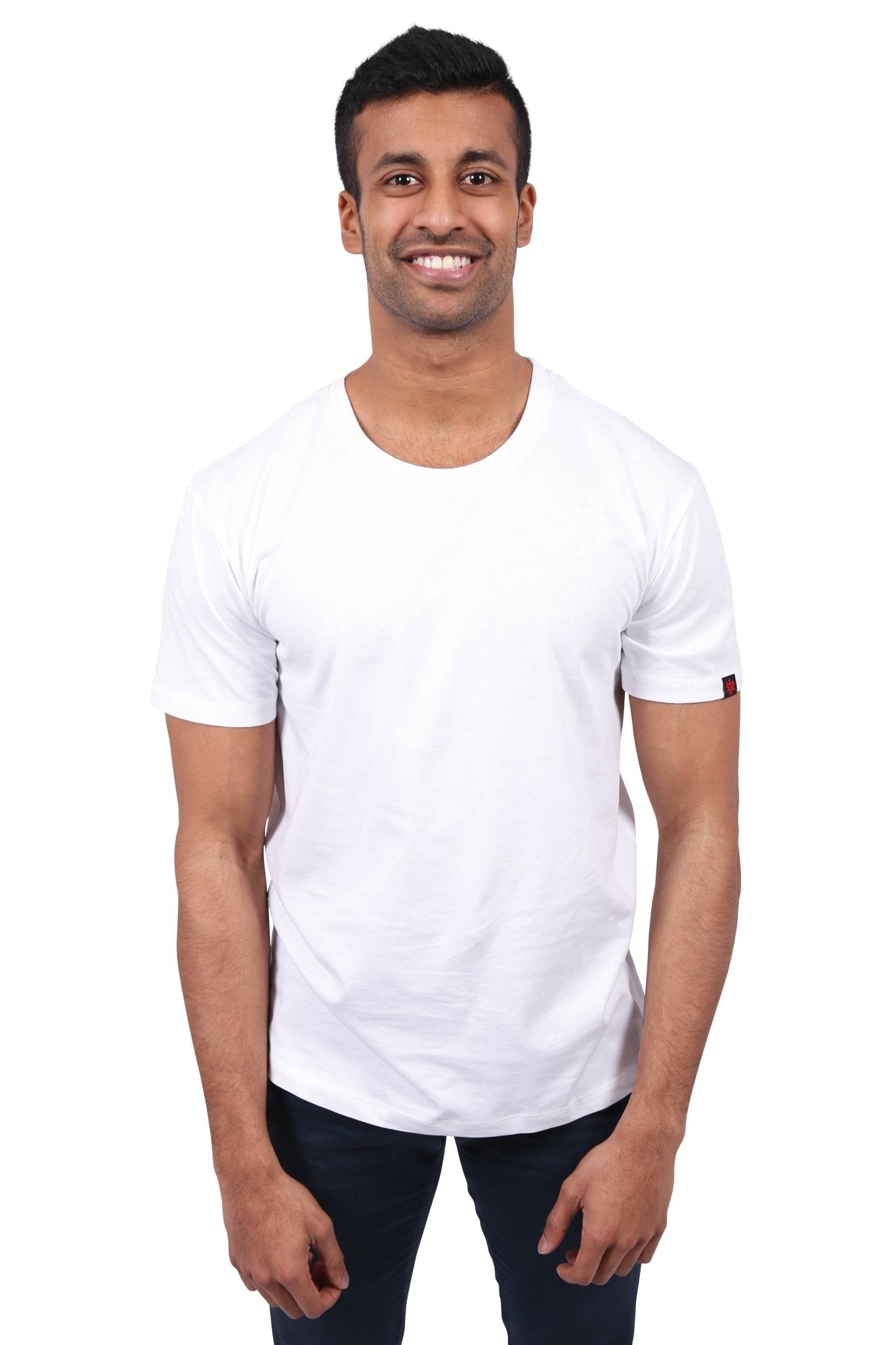 Unisex White T-shirt Organic Fairtrade-Etiko-stride