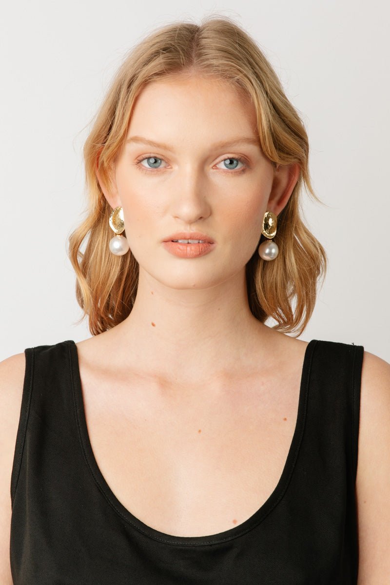 Vivienne Pearl Drop Earrings-ALKAM-stride