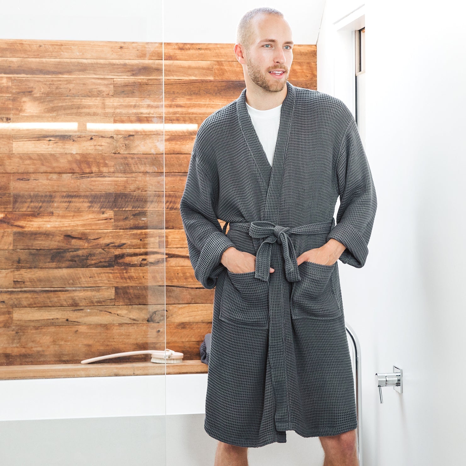 Waffle Bathrobe-Ettitude-stride