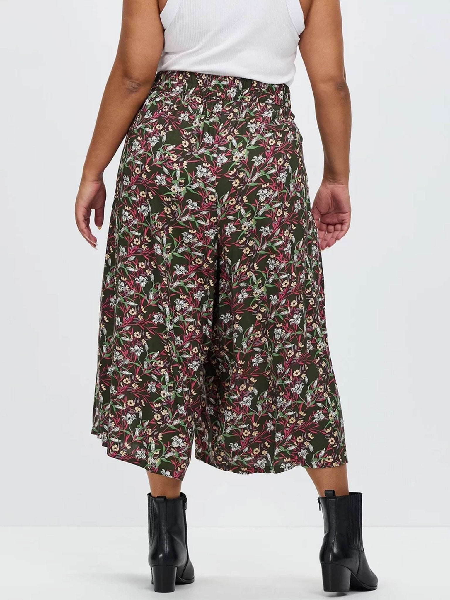 Wide Leg Cropped Chelsea Pant // Rokewood Print-Hope & Harvest-stride