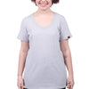 Womens Grey Marle Organic Fairtrade Tee-Etiko-stride