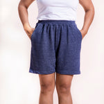 Women's Lounge Shorts | Navy Marle-Dorsu-stride