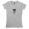 Women's, Printed Naked Lunch Slimline Tee, Grey-The Road-stride