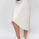 wrap skirt - white-Úton Matenity-stride