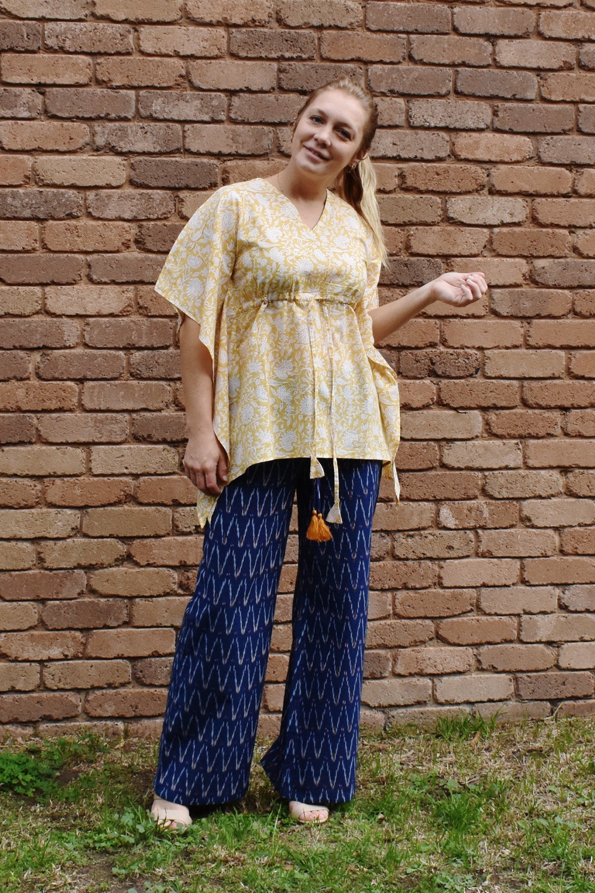 ZINNIA SHORT KAFTAN TOP-Zoha-stride
